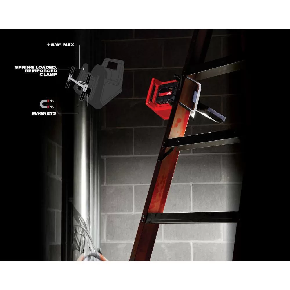 Milwaukee 1002772270 M18 18-Volt 1500 Lumens Lithium-Ion Cordless Rover LED Mounting Flood Light (Tool-Only)