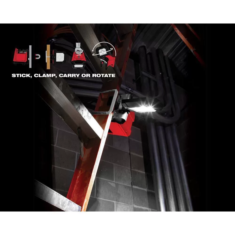 Milwaukee 1002772270 M18 18-Volt 1500 Lumens Lithium-Ion Cordless Rover LED Mounting Flood Light (Tool-Only)