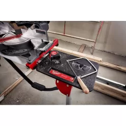 Milwaukee 2733-20-48-08-0551 M18 FUEL 18V Lithium-Ion Brushless Cordless 7-1/4 in. Dual Bevel Sliding Compound Miter Saw with Stand (Tool-Only)