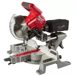 Milwaukee 2733-20-48-11-1880 M18 FUEL 18V Lithium-Ion Brushless Cordless 7-1/4 in. Dual Bevel Sliding Compound Miter Saw with 8.0 Ah Battery