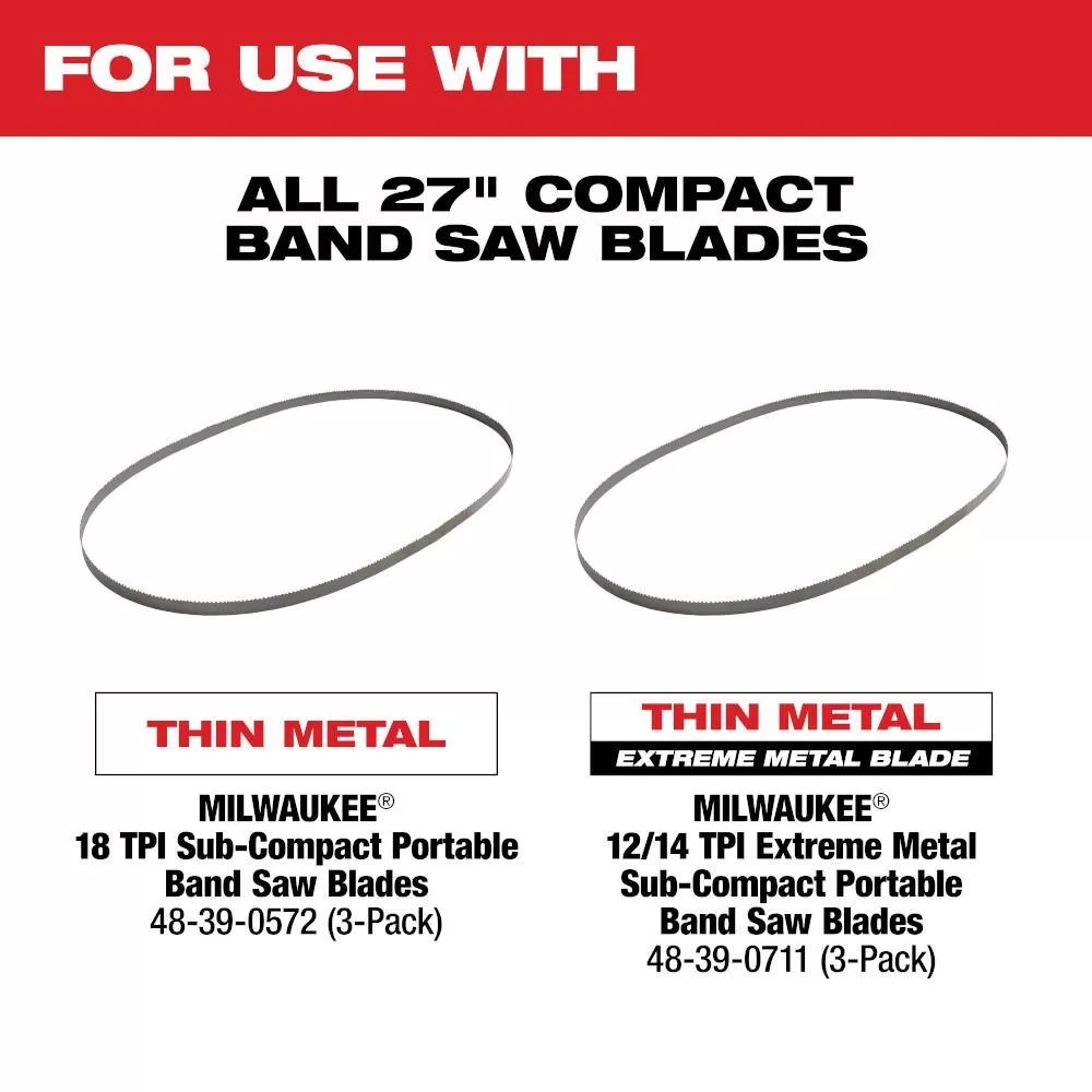 Milwaukee 2429-20-48-11-2420 M12 12-Volt Lithium-Ion Cordless Sub-Compact Band Saw W/ M12 2.0Ah Battery