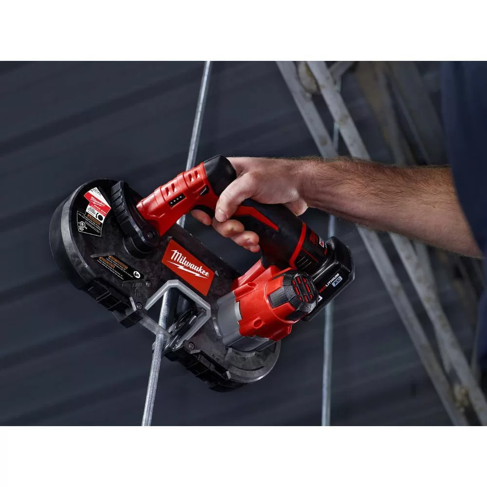 Milwaukee 2429-20-48-11-2420 M12 12-Volt Lithium-Ion Cordless Sub-Compact Band Saw W/ M12 2.0Ah Battery