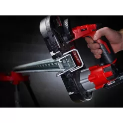 Milwaukee 2429-21XC-48-39-0572 M12 12-Volt Lithium-Ion Cordless Sub-Compact Band Saw XC Kit with M12 Sub-Compact 18 TPI Band Saw Blade (3-Pack)