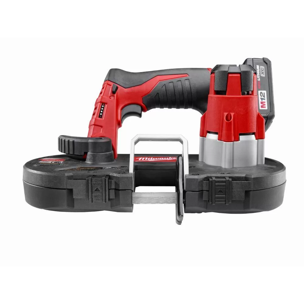 Milwaukee 2429-21XC-48-39-0572 M12 12-Volt Lithium-Ion Cordless Sub-Compact Band Saw XC Kit with M12 Sub-Compact 18 TPI Band Saw Blade (3-Pack)