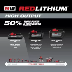 Milwaukee 48-11-1837-48-11-1837-48-11-1837 M18 18-Volt Lithium-Ion High Output CP 3.0Ah Battery Pack (6-Pack)