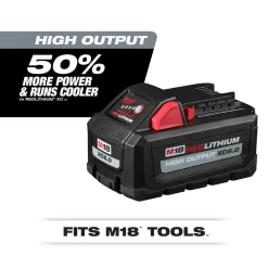 Milwaukee 48-11-1862-48-11-1862 M18 18-Volt Lithium-Ion High Output 6.0Ah Battery Pack (4-Pack)