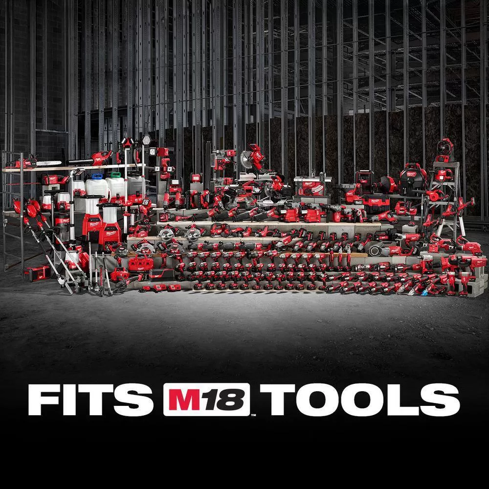Milwaukee 48-11-1865S M18 18-Volt Lithium-Ion High Output 6.0 Ah and 3.0 Ah Battery (2-Pack)