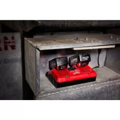 Milwaukee 48-59-1802 M18 18-Volt Lithium-Ion Dual Bay Rapid Battery Charger