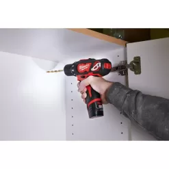 Milwaukee 2494-22 M12 12V Lithium-Ion Cordless Drill Driver/Impact Driver Combo Kit w/ Two 1.5Ah Batteries, Charger Tool Bag (2-Tool)