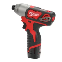 Milwaukee 2498-23 M12 12V Lithium-Ion Cordless Combo Tool Kit (3-Tool) w/(2) 1.5Ah Batteries, (1) Charger, (1) Tool Bag