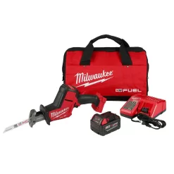Milwaukee 2719-21-2810-20 M18 FUEL 18V Lithium-Ion Brushless Cordless HACKZALL Reciprocating Saw Kit W/ M18 FUEL 1/2 in. Mud Mixer