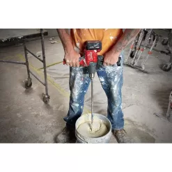Milwaukee 2719-21-2810-20 M18 FUEL 18V Lithium-Ion Brushless Cordless HACKZALL Reciprocating Saw Kit W/ M18 FUEL 1/2 in. Mud Mixer