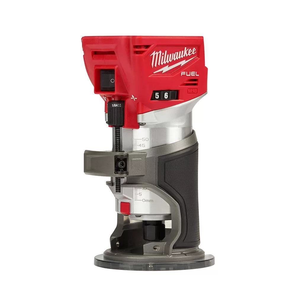 Milwaukee 2723-20-2737-20 M18 FUEL 18V Lithium-Ion Brushless Cordless Compact Router and Jig Saw 2-Tool Set (Tool-Only)