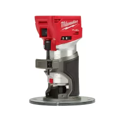 Milwaukee 2723-20-48-10-5601 M18 FUEL 18V Lithium-Ion Brushless Cordless Compact Router w/ Compact Router Plunge Base