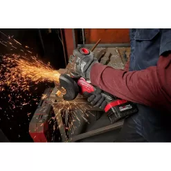 Milwaukee 2991-22 M18 FUEL 18V Lithium-Ion Brushless Cordless Grinder & 3/8 in. Impact Wrench Combo Kit (2-Tool) w/ Two 5Ah Batteries