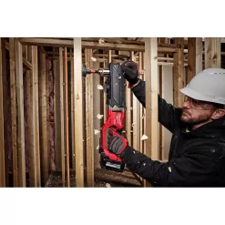 Milwaukee 2809-20-2821-20 M18 FUEL 18V Lithium-Ion Brushless Cordless GEN 2 SUPER HAWG 1/2 in. Right Angle Drill w/M18 FUEL Reciprocating Saw