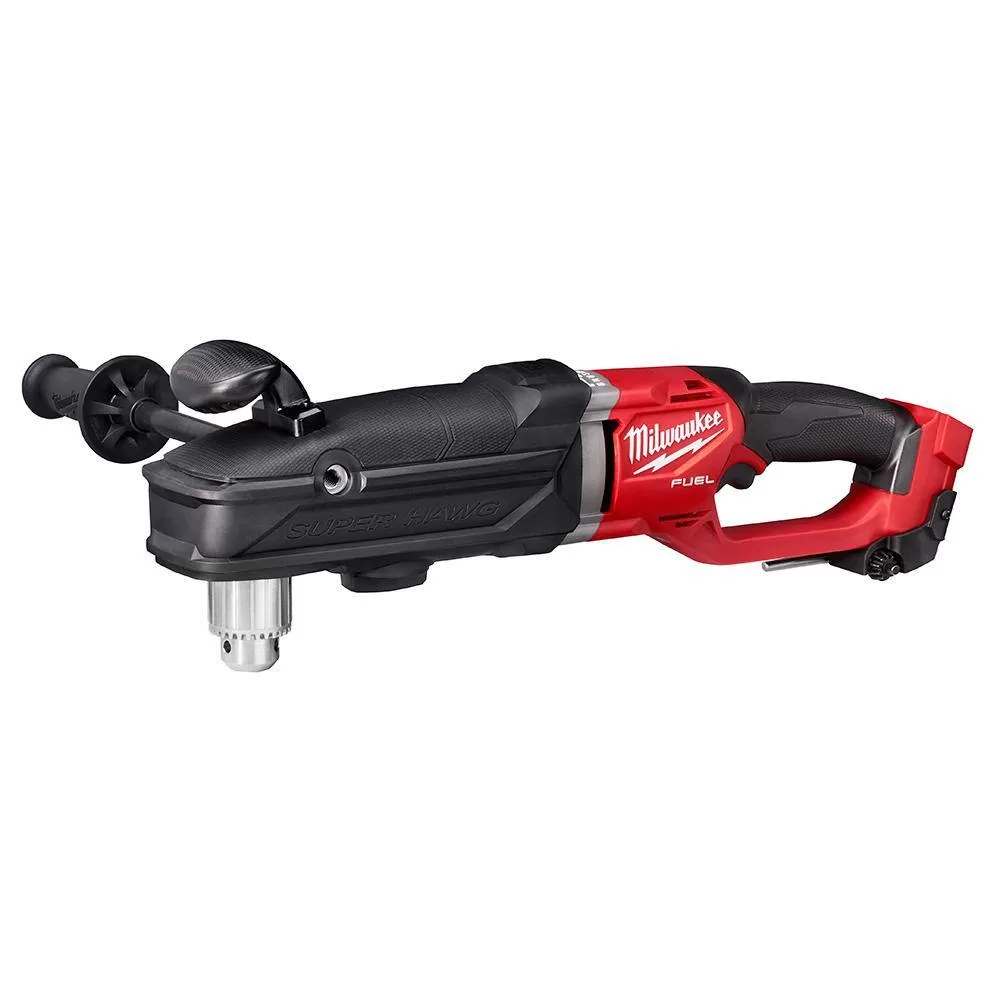 Milwaukee M18 FUEL 18-Volt Lithium-Ion Brushless Cordless GEN 2 Super Hawg 1/2 in. Right Angle Drill with Free 8.0 Ah Battery