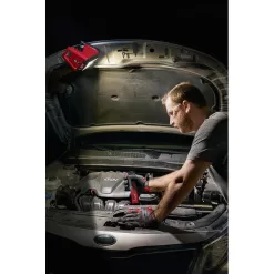 Milwaukee 2550-22-2364-20 M12 12-Volt Lithium-Ion Cordless Rivet Tool Kit with (2) 1.5Ah Batteries, Charger and 1000 Lumens M12 Flood Light