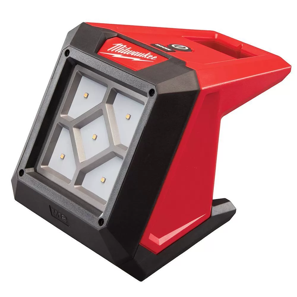 Milwaukee 2550-22-2364-20 M12 12-Volt Lithium-Ion Cordless Rivet Tool Kit with (2) 1.5Ah Batteries, Charger and 1000 Lumens M12 Flood Light