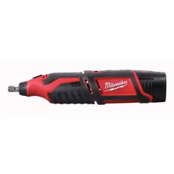 Milwaukee 2550-22-2460-20 M12 12-Volt Lithium-Ion Cordless Rivet Tool Kit with (2) 1.5Ah Batteries and Charger and M12 Rotary Tool