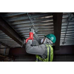 Milwaukee 2713-22 M18 FUEL 18V Lithium-Ion Brushless Cordless 1 in. SDS-Plus D-Handle Rotary Hammer Kit w/ Two 5.0Ah Batteries & Case