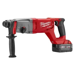 Milwaukee 2713-22 M18 FUEL 18V Lithium-Ion Brushless Cordless 1 in. SDS-Plus D-Handle Rotary Hammer Kit w/ Two 5.0Ah Batteries & Case