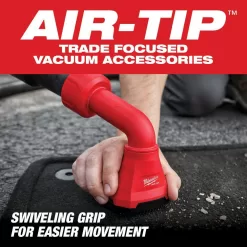 Milwaukee 49-90-2019A AIR-TIP 1-1/4 in. - 2-1/2 in. Automotive Kit W/Crevice Tools, Utility Nozzle and Bag For Wet/Dry Shop Vacuums (4-Piece)