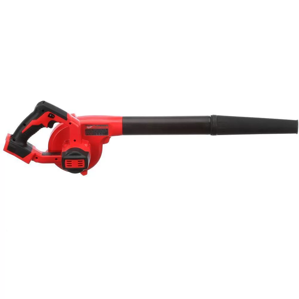 Milwaukee 0884-20-48-22-3100 M18 18V Lithium-Ion Cordless Compact Blower with INKZALL Black Fine Point Jobsite Marker