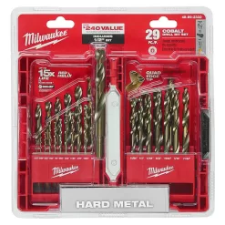 Milwaukee 48-89-2332 Cobalt Red Helix Drill Bit Set for Drill Drivers (29-Piece)