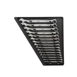Milwaukee 48-22-9515 Combination Metric Wrench Mechanics Tool Set (15-Piece)