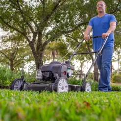 Murray MNA152506 20 in. 125 cc Briggs & Stratton Walk Behind Gas Push Lawn Mower with 4 Wheel