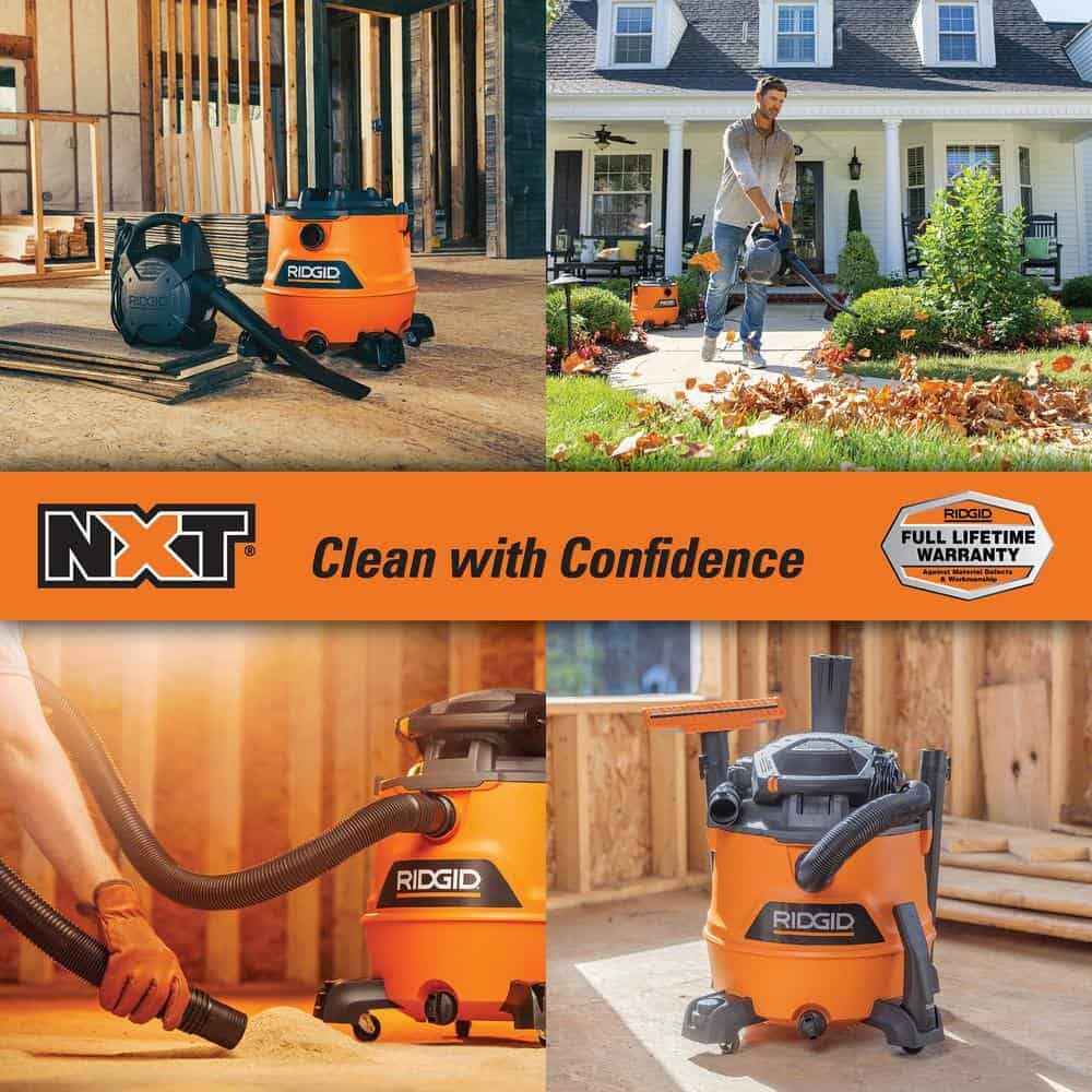 RIDGID HD1600 16 Gallon 6.5 Peak HP NXT Wet/Dry Shop Vacuum - Image 2