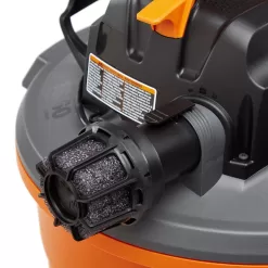 RIDGID HD1640A 16 Gallon 5.0 Peak HP NXT Wet/Dry Shop Vacuum with Two Filters, 2pk Dust Bags, Hose, Diffuser and Three Accessories