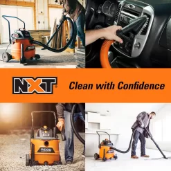 RIDGID HD1800B 16 Gal. 6.5-Peak HP NXT Wet/Dry Shop Vacuum, Fine Dust Filter, Locking Hose, Accessories and Premium Car Cleaning Kit