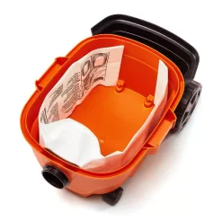 RIDGID WD4070D 4 Gallon 5.0 Peak HP Portable Wet/Dry Shop Vacuum with Fine Dust Filter, Dust Bags, Locking Hose and Accessories