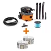 RIDGID WD4080B 4 Gallon 6.0 Peak HP Wet/Dry Shop Vacuum with Detachable Blower, Fine Dust Filter, Two Dust Bags, Hose, and Accessories