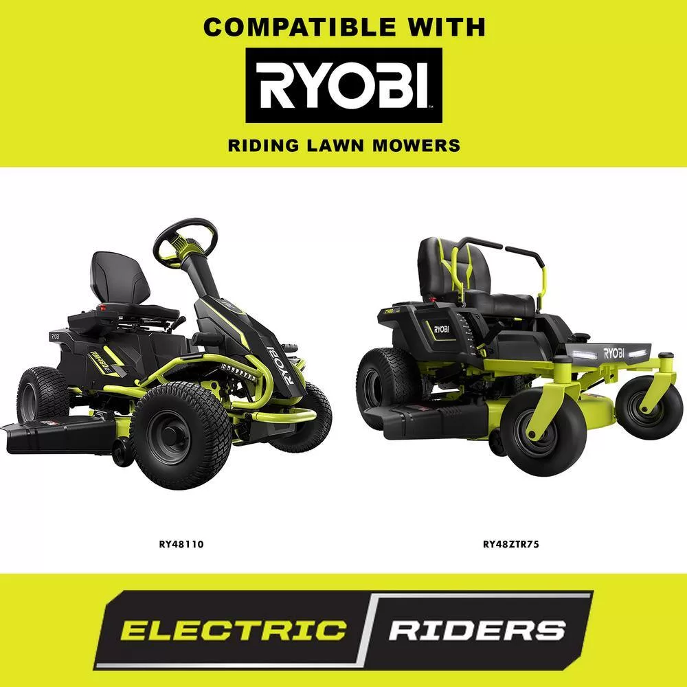 LEOCH LPC12-75T6 12-Volt 75 Ah Sealed Lead Acid Battery for Ryobi 38 in. Riding Mowers