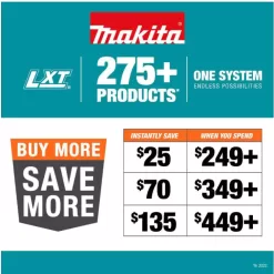Makita Jig Saw XVJ03Z 18-Volt LXT Lithium-Ion Cordless (Tool-Only)
