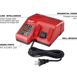 Milwaukee 48-59-1850 M18 18-Volt Lithium-Ion XC Starter Kit with One 5.0Ah Battery and Charger