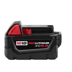 Milwaukee 48-11-1850 M18 18-Volt 5.0 Ah Lithium-Ion XC Extended Capacity Battery Pack