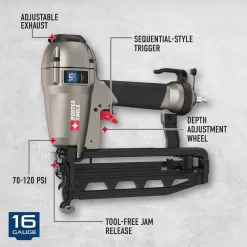 Porter-Cable FN250C Pneumatic 16-Gauge 2-1/2 in. Nailer Kit