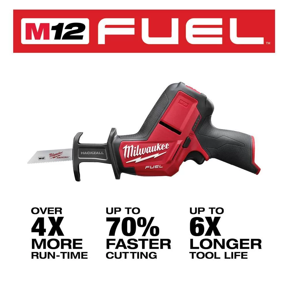 Milwaukee 3497-22-2520-20 M12 FUEL 12-Volt Lithium-Ion Brushless Cordless Hammer Drill and Impact Driver Combo Kit (2-Tool) with HACKZALL