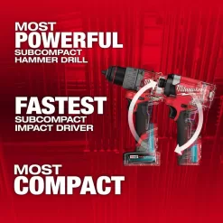 Milwaukee 3497-22-2520-20 M12 FUEL 12-Volt Lithium-Ion Brushless Cordless Hammer Drill and Impact Driver Combo Kit (2-Tool) with HACKZALL