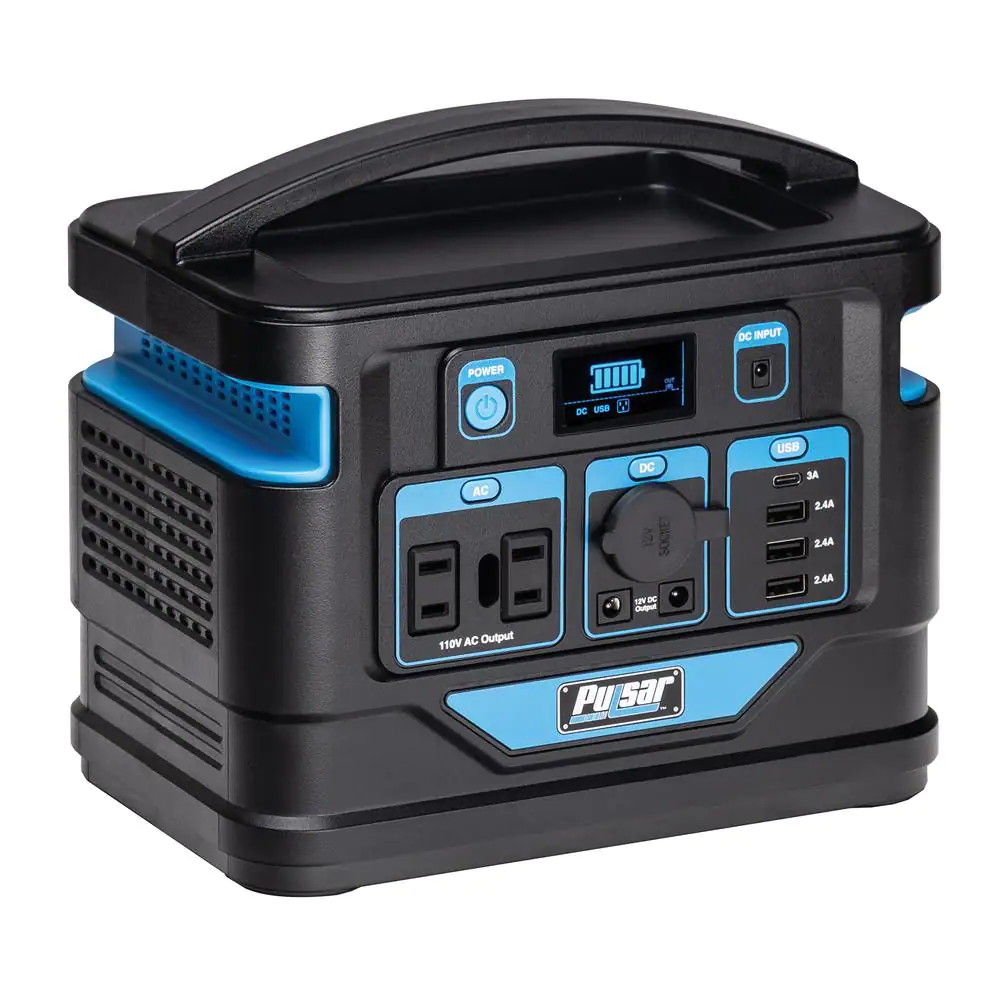 Pulsar PPS200 200-Watt Power Station with Push Button Start Battery Generator for Outdoors