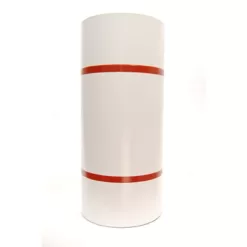 Amerimax Home Products 6912458 24 in. x 50 ft. Bright White Aluminum PVC Textured Coated Trim Coil