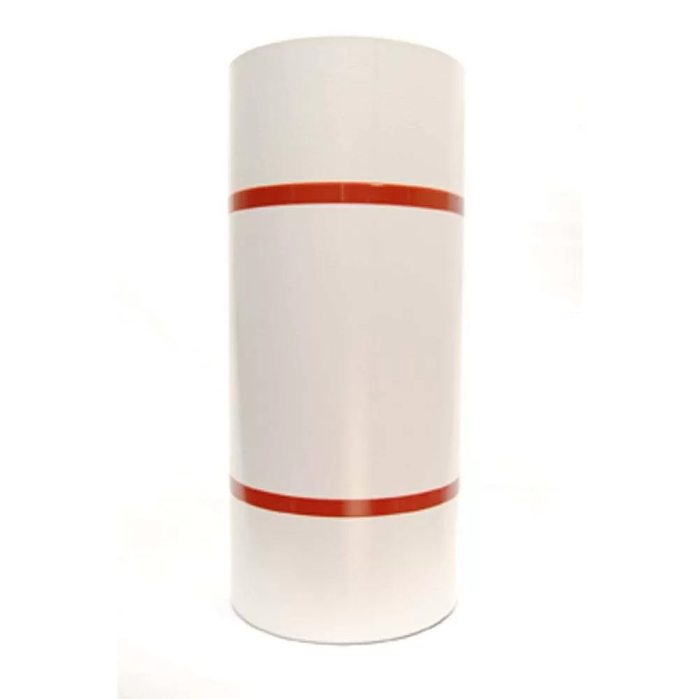Amerimax Home Products 6912458 24 in. x 50 ft. Bright White Aluminum PVC Textured Coated Trim Coil
