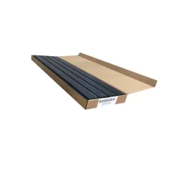 5GarageEscape 145 12 in. H x 48 in. L PVC Slat Wall Easy Panels in White (4-Piece/Carton)