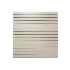 5GarageEscape 145 12 in. H x 48 in. L PVC Slat Wall Easy Panels in White (4-Piece/Carton)