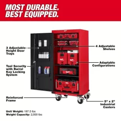 Milwaukee 48-22-8586P 27 in. 4-Shelf Locker with Power Strip