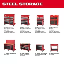 Milwaukee 48-22-8558 High Capacity 56 in. 8-Drawer Top Chest